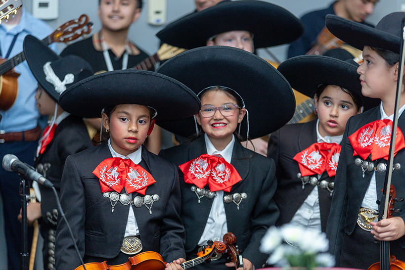 Young mariachi students