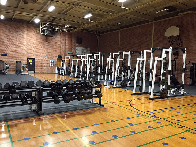 photo of weight room